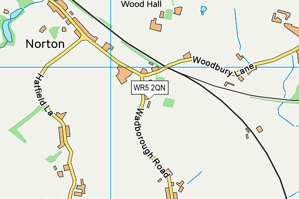 WR5 2QN map - OS VectorMap District (Ordnance Survey) WR5 2QN map - OS VectorMap District (Ordnance Survey)