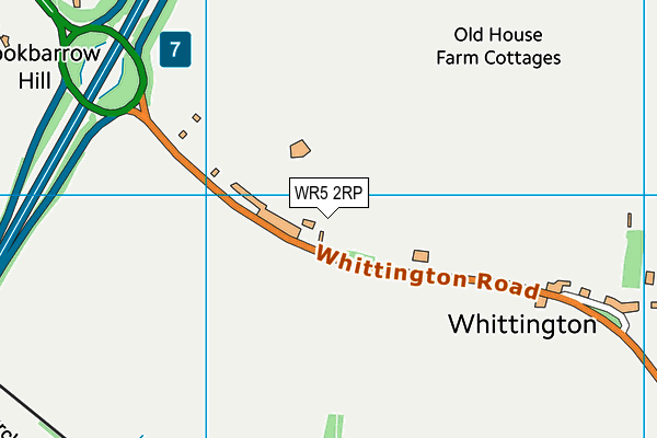 WR5 2RP map - OS VectorMap District (Ordnance Survey) WR5 2RP map - OS VectorMap District (Ordnance Survey)