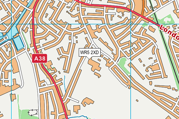 WR5 2XD map - OS VectorMap District (Ordnance Survey) WR5 2XD map - OS VectorMap District (Ordnance Survey)