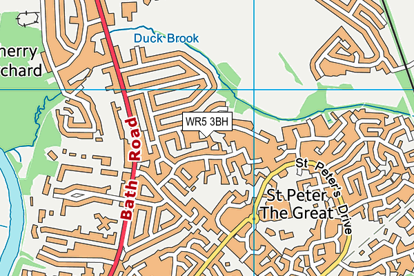 WR5 3BH map - OS VectorMap District (Ordnance Survey) WR5 3BH map - OS VectorMap District (Ordnance Survey)