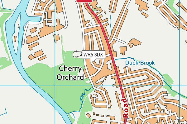 WR5 3DX map - OS VectorMap District (Ordnance Survey) WR5 3DX map - OS VectorMap District (Ordnance Survey)