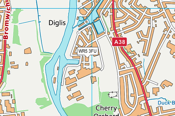 WR5 3FU map - OS VectorMap District (Ordnance Survey) WR5 3FU map - OS VectorMap District (Ordnance Survey)