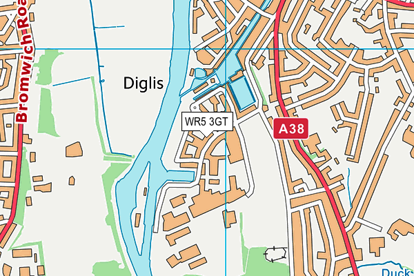 WR5 3GT map - OS VectorMap District (Ordnance Survey) WR5 3GT map - OS VectorMap District (Ordnance Survey)