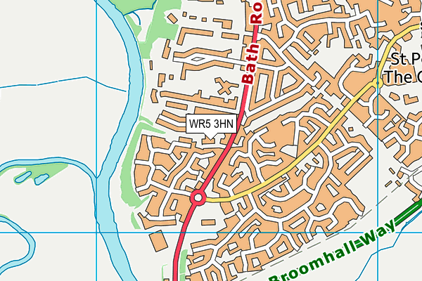 WR5 3HN map - OS VectorMap District (Ordnance Survey) WR5 3HN map - OS VectorMap District (Ordnance Survey)