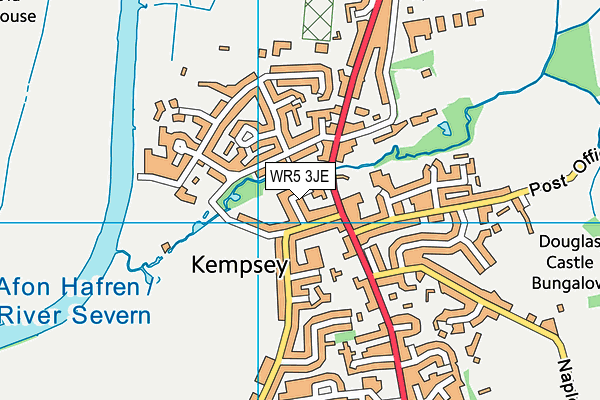 WR5 3JE map - OS VectorMap District (Ordnance Survey) WR5 3JE map - OS VectorMap District (Ordnance Survey)