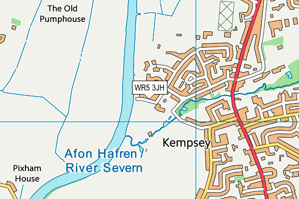 WR5 3JH map - OS VectorMap District (Ordnance Survey) WR5 3JH map - OS VectorMap District (Ordnance Survey)