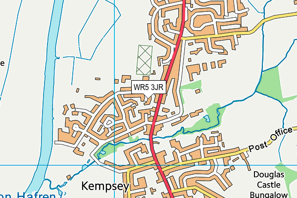 WR5 3JR map - OS VectorMap District (Ordnance Survey) WR5 3JR map - OS VectorMap District (Ordnance Survey)