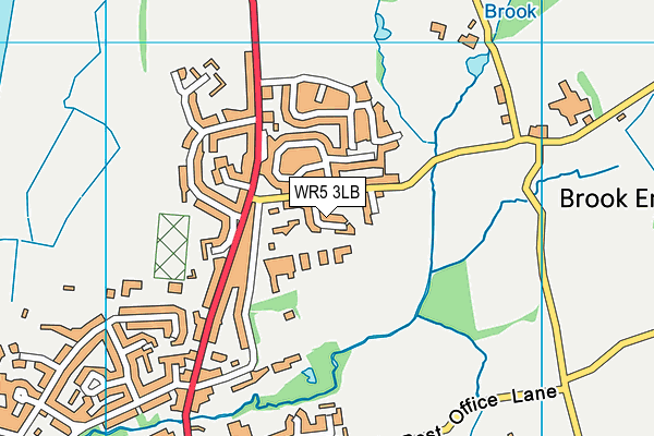 WR5 3LB map - OS VectorMap District (Ordnance Survey) WR5 3LB map - OS VectorMap District (Ordnance Survey)