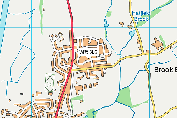 WR5 3LG map - OS VectorMap District (Ordnance Survey) WR5 3LG map - OS VectorMap District (Ordnance Survey)
