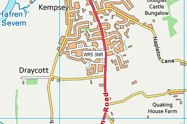 WR5 3NR map - OS VectorMap District (Ordnance Survey) WR5 3NR map - OS VectorMap District (Ordnance Survey)