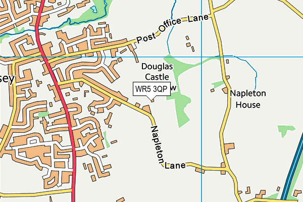 WR5 3QP map - OS VectorMap District (Ordnance Survey) WR5 3QP map - OS VectorMap District (Ordnance Survey)