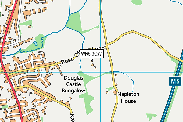 WR5 3QW map - OS VectorMap District (Ordnance Survey) WR5 3QW map - OS VectorMap District (Ordnance Survey)
