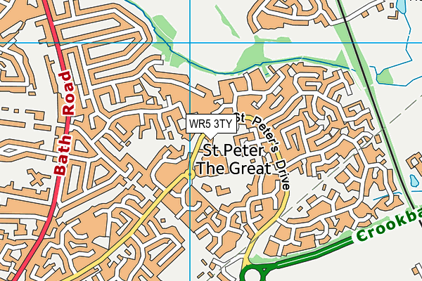 WR5 3TY map - OS VectorMap District (Ordnance Survey) WR5 3TY map - OS VectorMap District (Ordnance Survey)