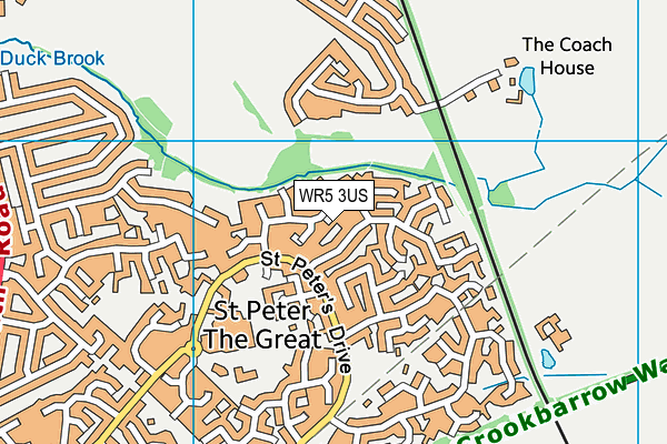 WR5 3US map - OS VectorMap District (Ordnance Survey) WR5 3US map - OS VectorMap District (Ordnance Survey)