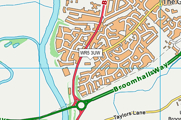 WR5 3UW map - OS VectorMap District (Ordnance Survey) WR5 3UW map - OS VectorMap District (Ordnance Survey)