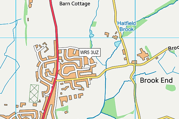 WR5 3UZ map - OS VectorMap District (Ordnance Survey) WR5 3UZ map - OS VectorMap District (Ordnance Survey)