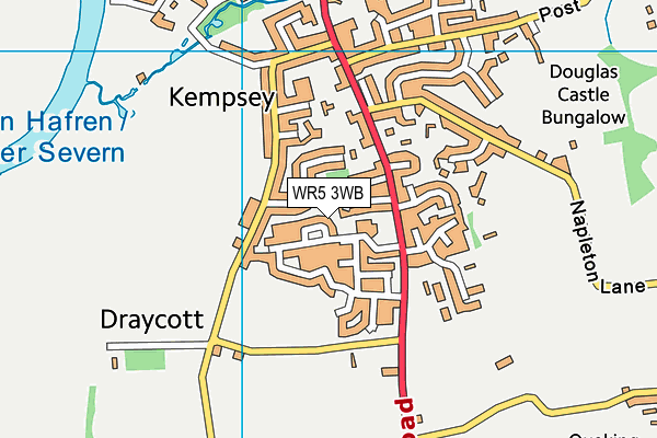 WR5 3WB map - OS VectorMap District (Ordnance Survey) WR5 3WB map - OS VectorMap District (Ordnance Survey)