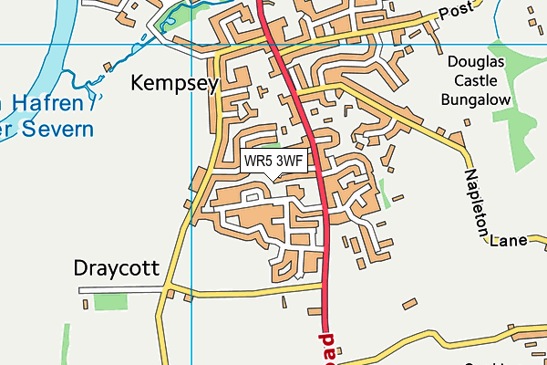 WR5 3WF map - OS VectorMap District (Ordnance Survey) WR5 3WF map - OS VectorMap District (Ordnance Survey)