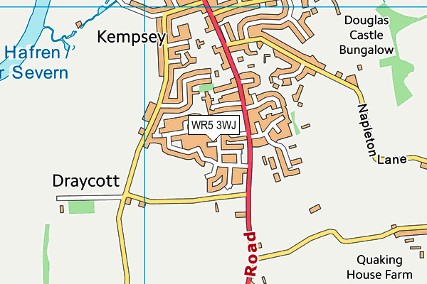 WR5 3WJ map - OS VectorMap District (Ordnance Survey) WR5 3WJ map - OS VectorMap District (Ordnance Survey)