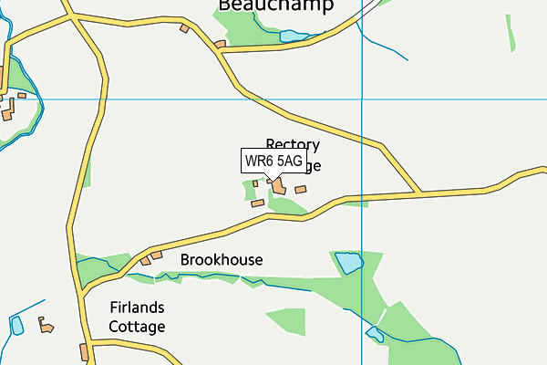 WR6 5AG map - OS VectorMap District (Ordnance Survey) WR6 5AG map - OS VectorMap District (Ordnance Survey)