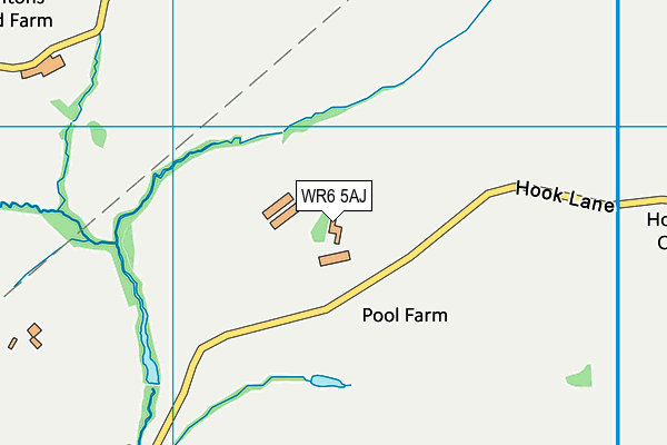 WR6 5AJ map - OS VectorMap District (Ordnance Survey) WR6 5AJ map - OS VectorMap District (Ordnance Survey)