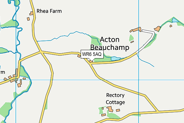 WR6 5AQ map - OS VectorMap District (Ordnance Survey) WR6 5AQ map - OS VectorMap District (Ordnance Survey)