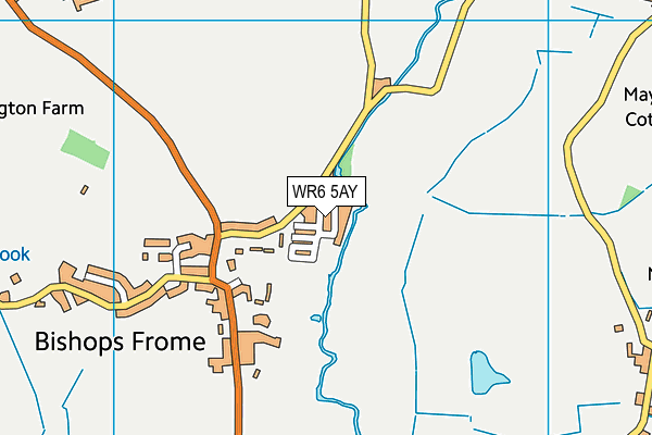 WR6 5AY map - OS VectorMap District (Ordnance Survey) WR6 5AY map - OS VectorMap District (Ordnance Survey)