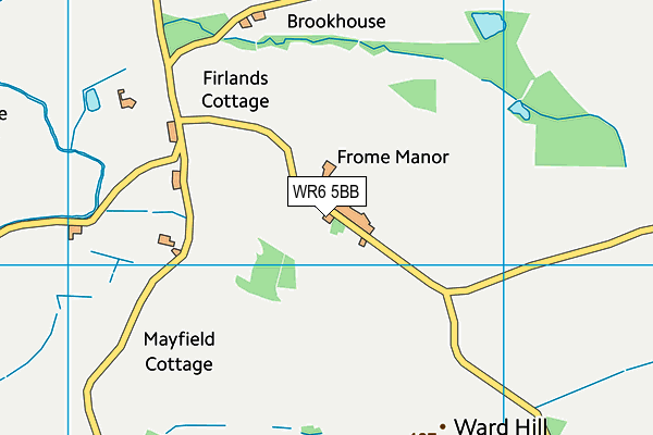 WR6 5BB map - OS VectorMap District (Ordnance Survey) WR6 5BB map - OS VectorMap District (Ordnance Survey)