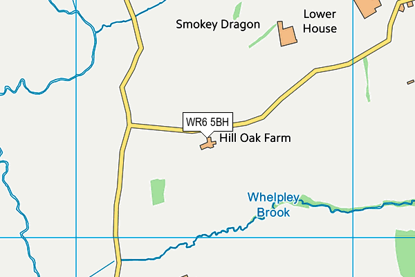 WR6 5BH map - OS VectorMap District (Ordnance Survey) WR6 5BH map - OS VectorMap District (Ordnance Survey)