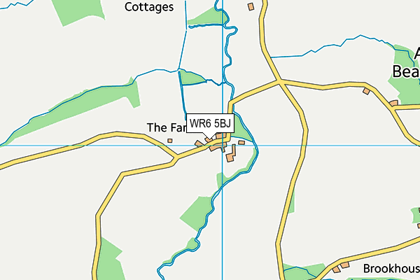 WR6 5BJ map - OS VectorMap District (Ordnance Survey) WR6 5BJ map - OS VectorMap District (Ordnance Survey)