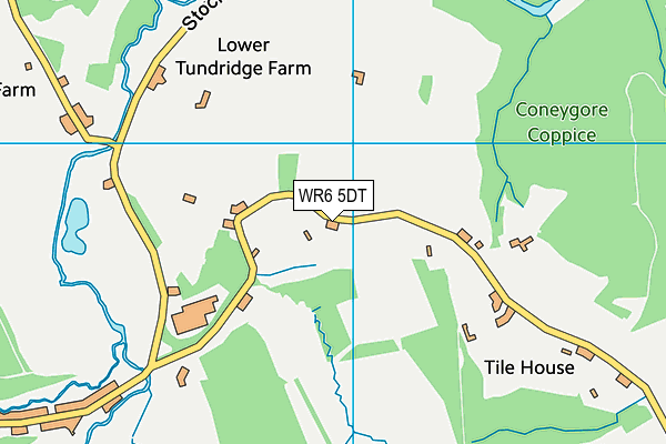 WR6 5DT map - OS VectorMap District (Ordnance Survey) WR6 5DT map - OS VectorMap District (Ordnance Survey)