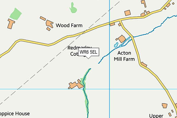 WR6 5EL map - OS VectorMap District (Ordnance Survey)