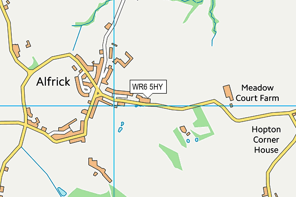 WR6 5HY map - OS VectorMap District (Ordnance Survey) WR6 5HY map - OS VectorMap District (Ordnance Survey)