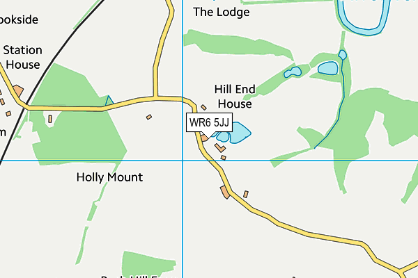 WR6 5JJ map - OS VectorMap District (Ordnance Survey)