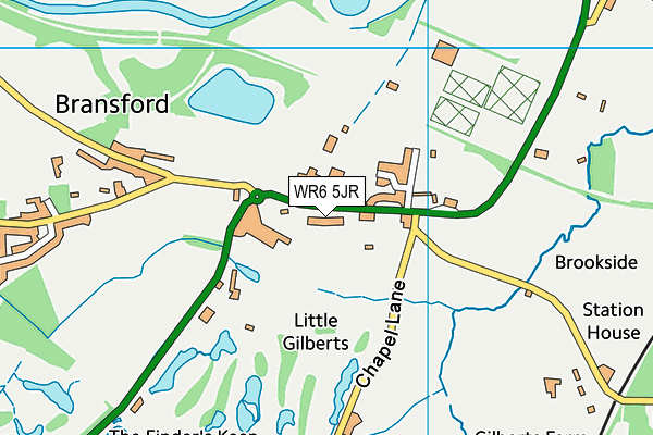 WR6 5JR map - OS VectorMap District (Ordnance Survey) WR6 5JR map - OS VectorMap District (Ordnance Survey)