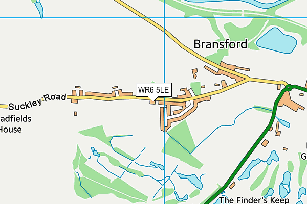 WR6 5LE map - OS VectorMap District (Ordnance Survey) WR6 5LE map - OS VectorMap District (Ordnance Survey)