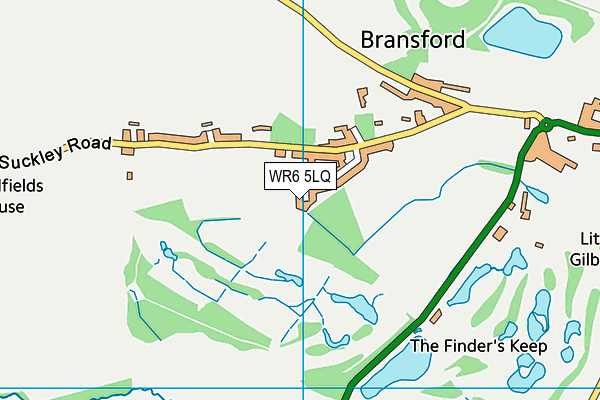 WR6 5LQ map - OS VectorMap District (Ordnance Survey) WR6 5LQ map - OS VectorMap District (Ordnance Survey)