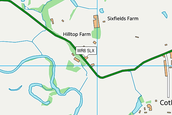 WR6 5LX map - OS VectorMap District (Ordnance Survey)