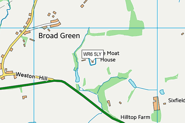 WR6 5LY map - OS VectorMap District (Ordnance Survey) WR6 5LY map - OS VectorMap District (Ordnance Survey)