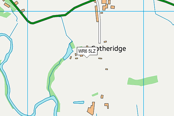 WR6 5LZ map - OS VectorMap District (Ordnance Survey)