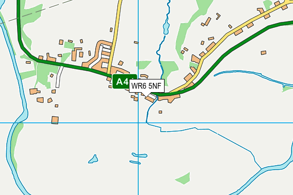 WR6 5NF map - OS VectorMap District (Ordnance Survey) WR6 5NF map - OS VectorMap District (Ordnance Survey)