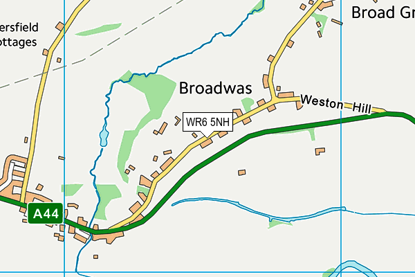 WR6 5NH map - OS VectorMap District (Ordnance Survey)
