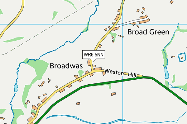 WR6 5NN map - OS VectorMap District (Ordnance Survey)
