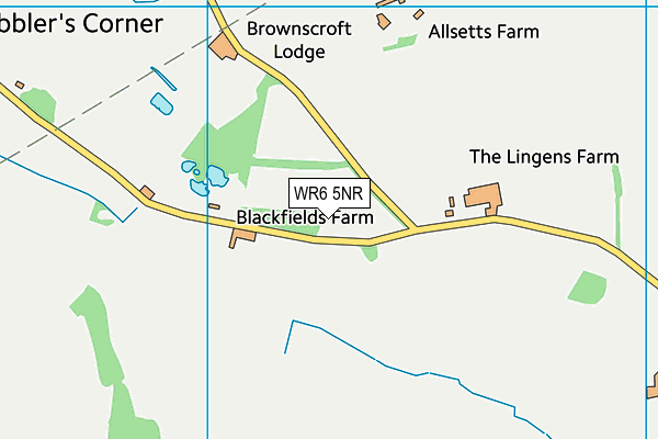 WR6 5NR map - OS VectorMap District (Ordnance Survey) WR6 5NR map - OS VectorMap District (Ordnance Survey)