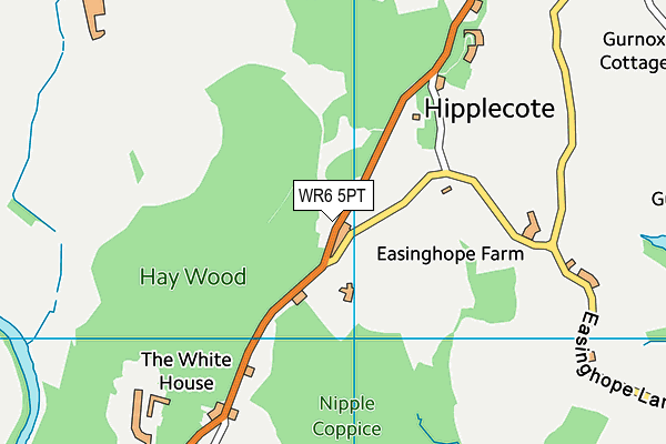 WR6 5PT map - OS VectorMap District (Ordnance Survey)