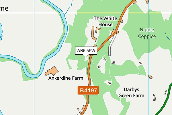 WR6 5PW map - OS VectorMap District (Ordnance Survey) WR6 5PW map - OS VectorMap District (Ordnance Survey)