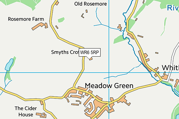 WR6 5RP map - OS VectorMap District (Ordnance Survey) WR6 5RP map - OS VectorMap District (Ordnance Survey)