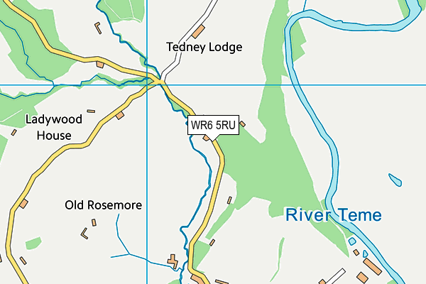WR6 5RU map - OS VectorMap District (Ordnance Survey) WR6 5RU map - OS VectorMap District (Ordnance Survey)