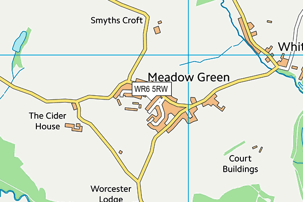WR6 5RW map - OS VectorMap District (Ordnance Survey) WR6 5RW map - OS VectorMap District (Ordnance Survey)