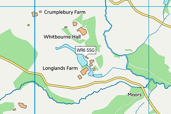 WR6 5SG map - OS VectorMap District (Ordnance Survey) WR6 5SG map - OS VectorMap District (Ordnance Survey)
